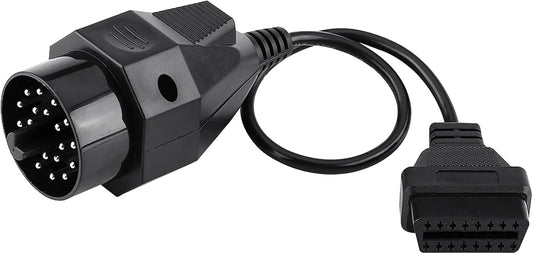 Round Diagnosis OBD2 Adapter Cable Connector OBD II Adapter - 20 Pin to 16 Pin